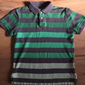 (Size S)Striped Gradient Pollo Shirt